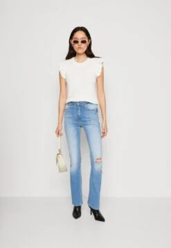 ONLY Onlpaola Destroy - Flared Jeans - Light Medium Blue Denim -ESPRIT || ONLY || Wal G Sales Store 03dee0eaf4fc42dea19e2fd0e76ad729