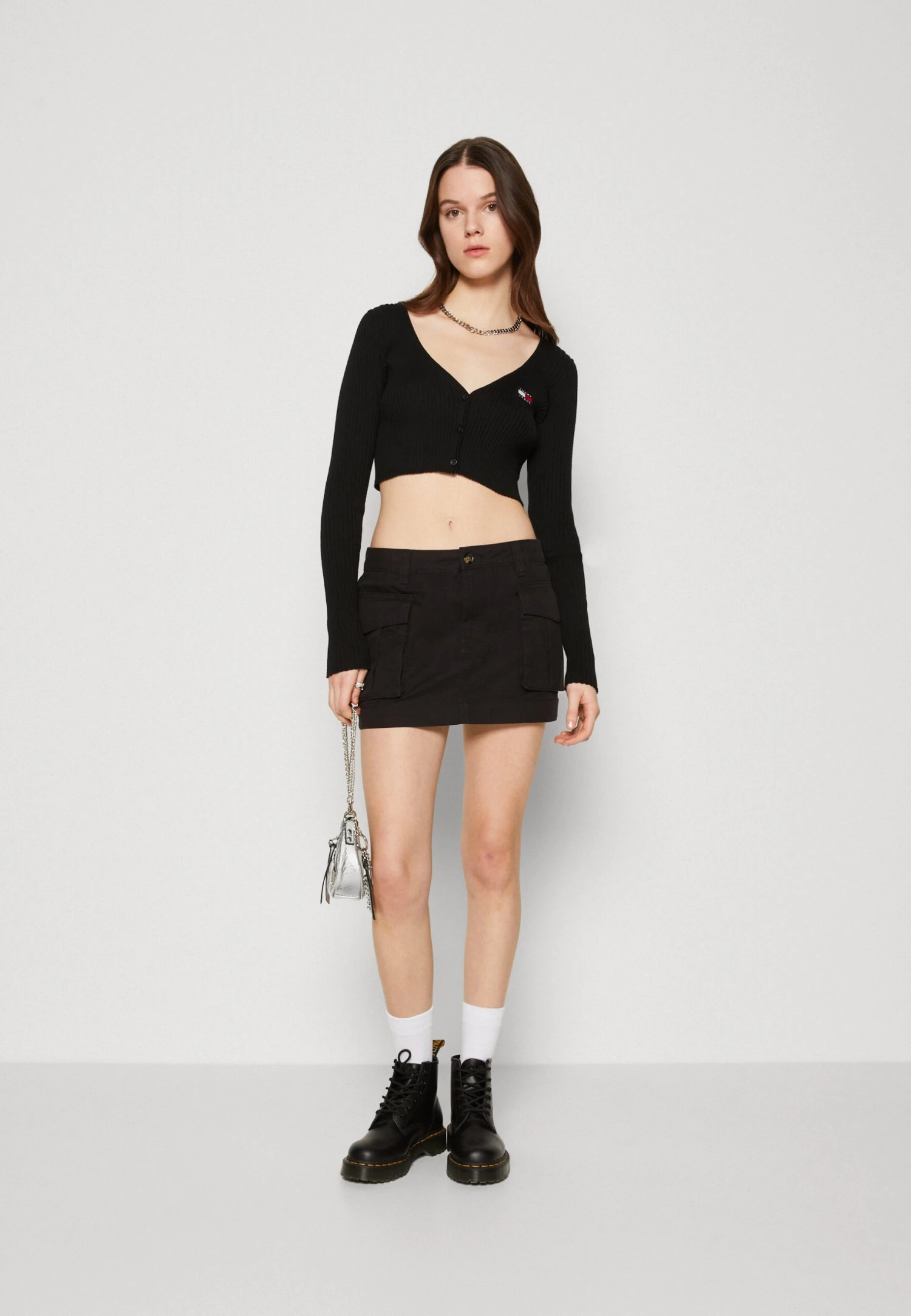WEEKDAY Janis Utility Skirt - Mini Skirt - Black 4 WEEKDAY Janis Utility Skirt - Mini Skirt - Black - Image 2