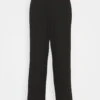Tom Tailor Cropped Straight Leg Pants - Trousers - Deep Black -ESPRIT || ONLY || Wal G Sales Store 0676d05b587b47bc99d3dc8f33dbb9ff