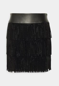 DKNY Fringe Skirt Waist - Mini Skirt - Black -ESPRIT || ONLY || Wal G Sales Store 07888c1513034fe3bf19c95a6d3268f0