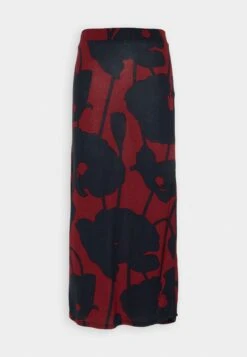 Vila Vikami Midi Skirt - A-Line Skirt - Rhubarb/Navy -ESPRIT || ONLY || Wal G Sales Store 183c8e6974d0467cb4b59e9e5ad56a52