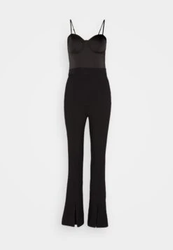 In The Style Corset Style With Tailored Split Front Kick Flare Trouser - Jumpsuit - Black -ESPRIT || ONLY || Wal G Sales Store 1972fedd2b7b449a88114c5c6c0c963c