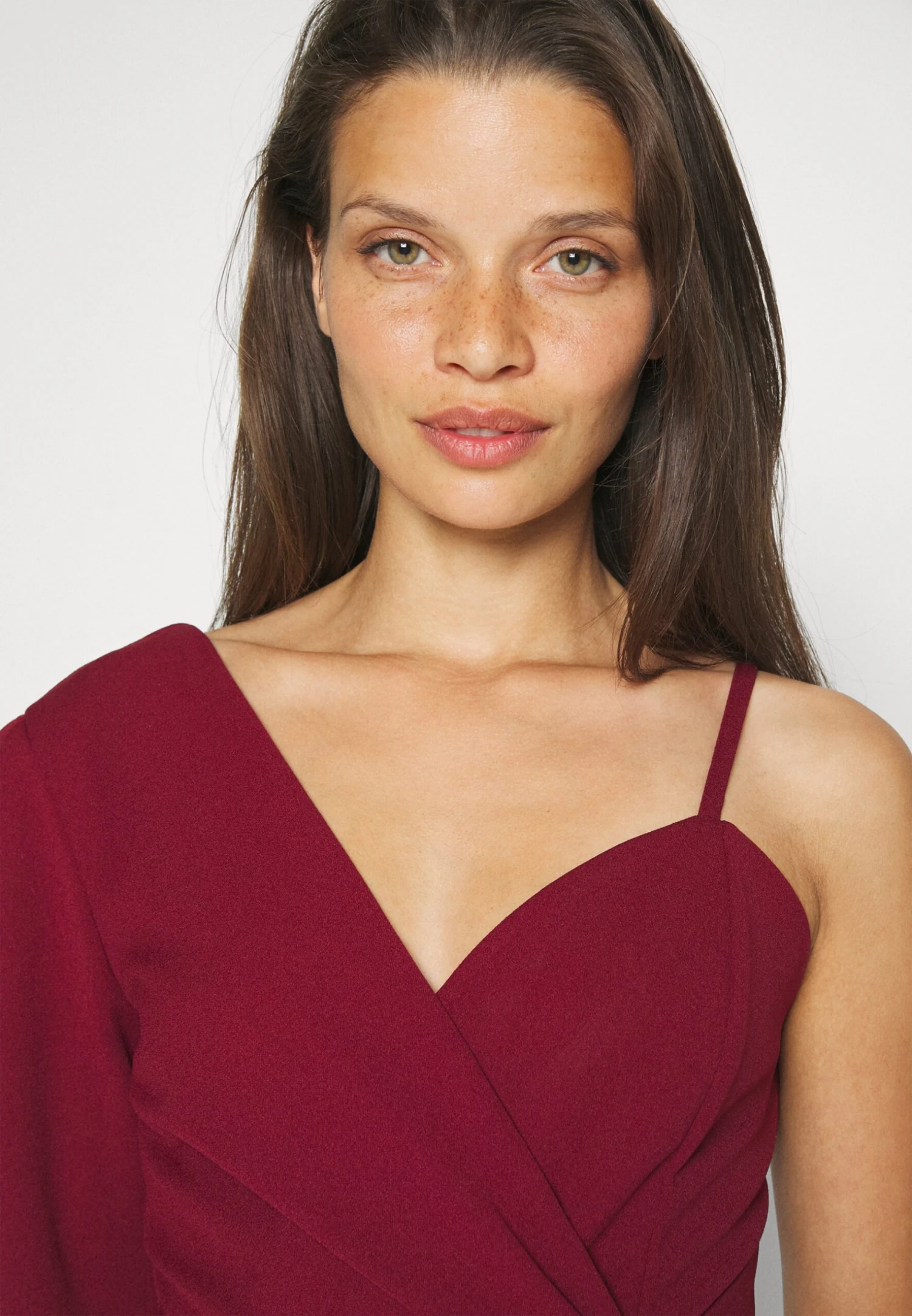 Ciaramin One Sleeve - Jumpsuit - Berry Wine 7 Ciaramin One Sleeve - Jumpsuit - Berry Wine - Image 5