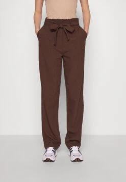 Pcboss Paperbag Straight Pants- Trousers - Chicory Coffee