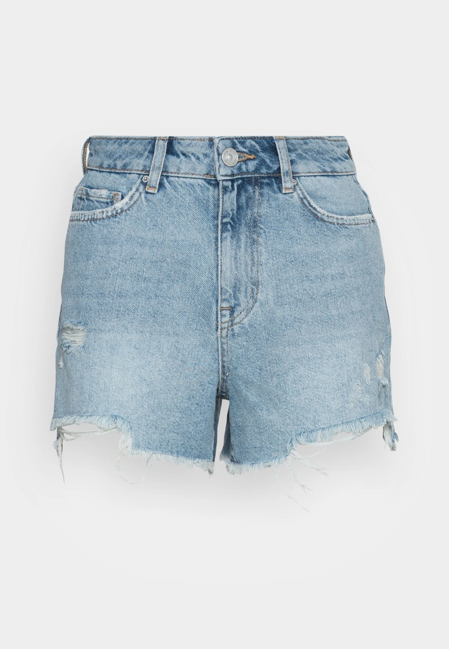 Pieces Pctulla- Denim Shorts - Light Blue Denim 6 Pieces Pctulla- Denim Shorts - Light Blue Denim - Image 4
