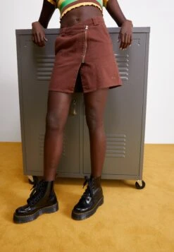 Obey Clothing Ryan Skirt - Mini Skirt - Sepia