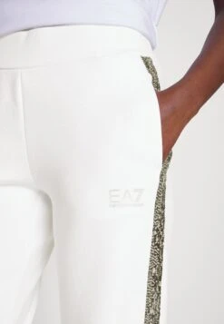 EA7 Emporio Armani Trouser - Tracksuit Bottoms - White/Gold-Coloured -ESPRIT || ONLY || Wal G Sales Store 2fd1649f7ea849bcbab5bc4e49b956bf