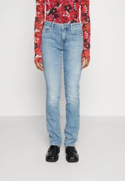 7 For All Mankind Kimmie Straight Sliillbri - Straight Leg Jeans - Light Blue