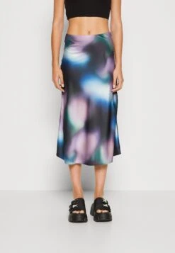 Monki A-Line Skirt - Blue Dark