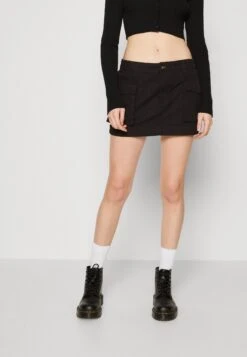 WEEKDAY Janis Utility Skirt - Mini Skirt - Black