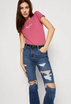 Hollister Co. Med Clean High Rise Flare - Flared Jeans - Blue -ESPRIT || ONLY || Wal G Sales Store 45e1079690734f079b73f376fc8bc783