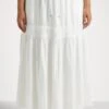 Rabizra - A-Line Skirt - White
