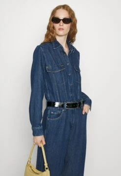 7 For All Mankind Luxe Bluenote - Jumpsuit - Mid Blue -ESPRIT || ONLY || Wal G Sales Store 4966241b104e411680bc019e07638293