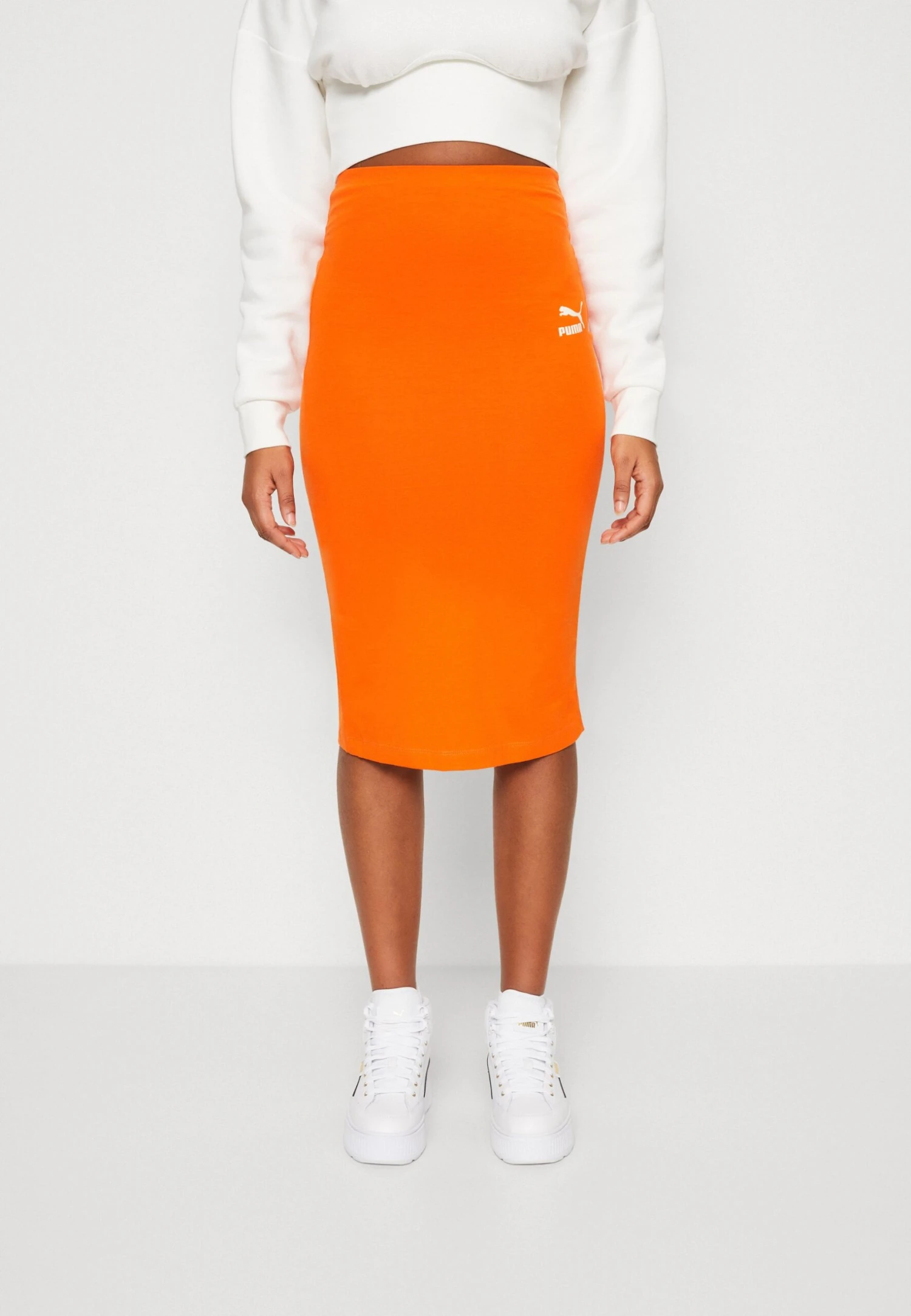 Puma Long Skirt - Pencil Skirt - Cayenne Pepper 3 Puma Long Skirt - Pencil Skirt - Cayenne Pepper