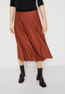ESPRIT Plissee Skirt - Pleated Skirt - Rust Brown -ESPRIT || ONLY || Wal G Sales Store 58eb69fb287b453f833bedd86d78c4b1