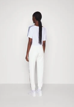 EA7 Emporio Armani Trouser - Tracksuit Bottoms - White/Gold-Coloured -ESPRIT || ONLY || Wal G Sales Store 63bc590da70042c6ab3e854f3dead833