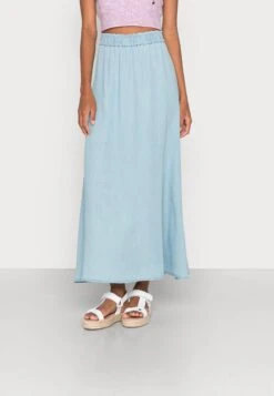 ONLY Onlpema Venedig Life - Maxi Skirt - Light Blue Denim