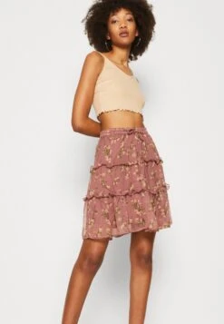 Vero Moda Vmsmilla Short Frill Skirt - A-Line Skirt - Rose Brown/Vega -ESPRIT || ONLY || Wal G Sales Store 825e65b5e14244c8b4d64cb2cbe71515