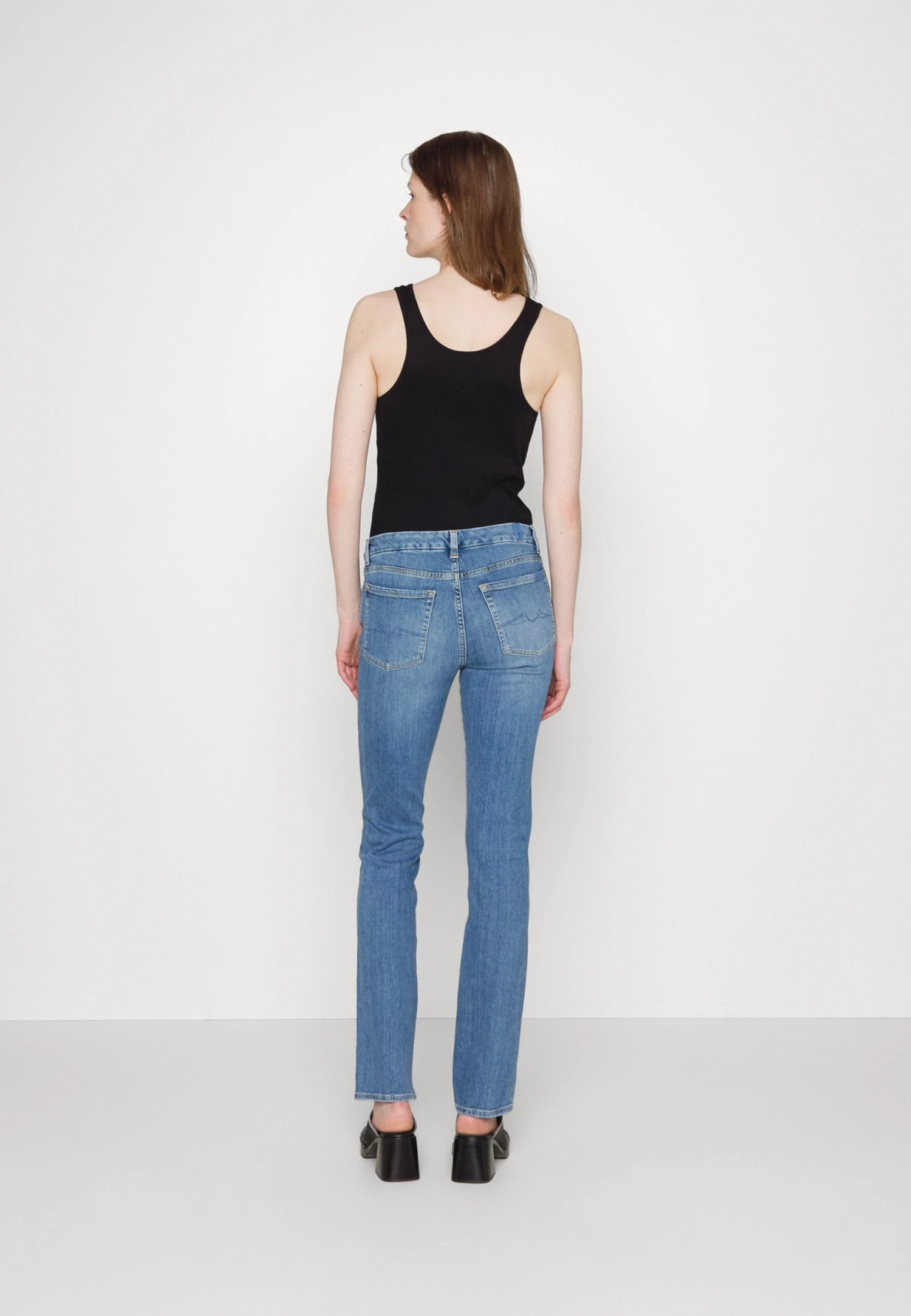 7 For All Mankind Kimmie Straight Sliillwit - Straight Leg Jeans - Light Blue 5 7 For All Mankind Kimmie Straight Sliillwit - Straight Leg Jeans - Light Blue - Image 3