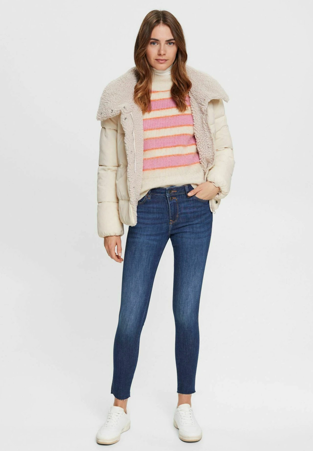 ESPRIT Jeans Skinny Fit - Blue Dark Washed 4 ESPRIT Jeans Skinny Fit - Blue Dark Washed - Image 2