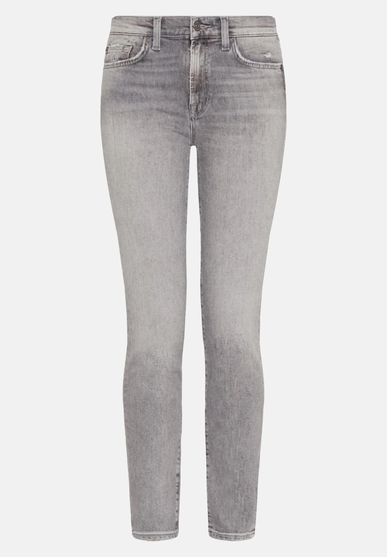 7 For All Mankind Roxanne Luxe Vintage Imprint - Jeans Skinny Fit - Grey 8 7 For All Mankind Roxanne Luxe Vintage Imprint - Jeans Skinny Fit - Grey - Image 6