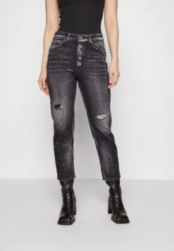 Dondup Koons Gioiello - Straight Leg Jeans - Black