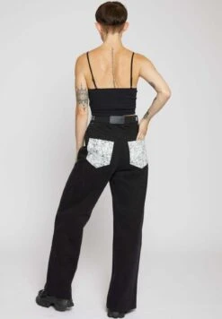 Baggy With Pocket Print - Straight Leg Jeans - Black Wash -ESPRIT || ONLY || Wal G Sales Store 988e927c5106455b97bb235389ea15a8