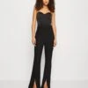 In The Style Corset Style With Tailored Split Front Kick Flare Trouser - Jumpsuit - Black -ESPRIT || ONLY || Wal G Sales Store 9a6fc9ca5e5847d6b064e52e51f25c26