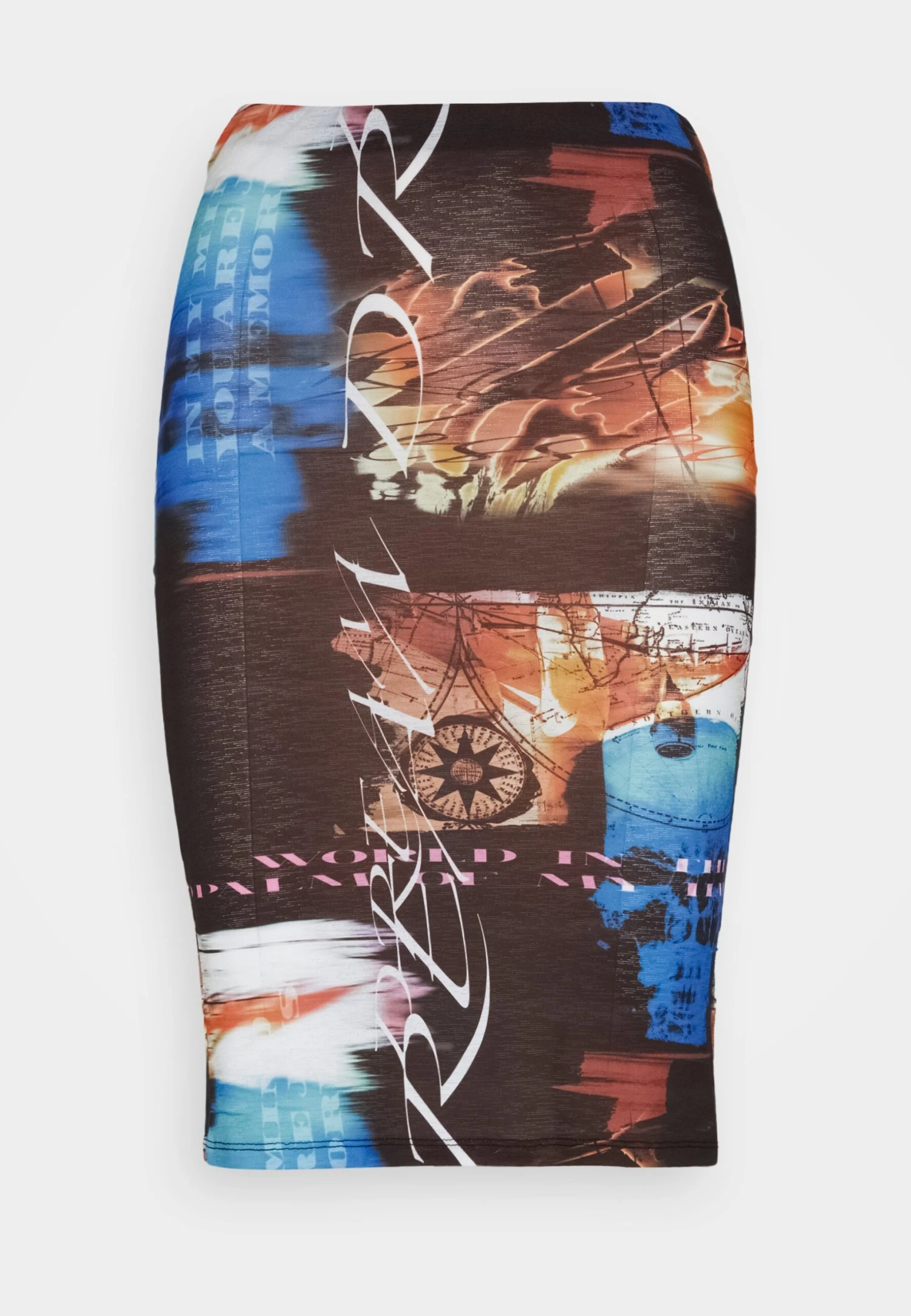 Jaded London Tissue Skirt Scribble Dream Print - Pencil Skirt - Black 7 Jaded London Tissue Skirt Scribble Dream Print - Pencil Skirt - Black - Image 5