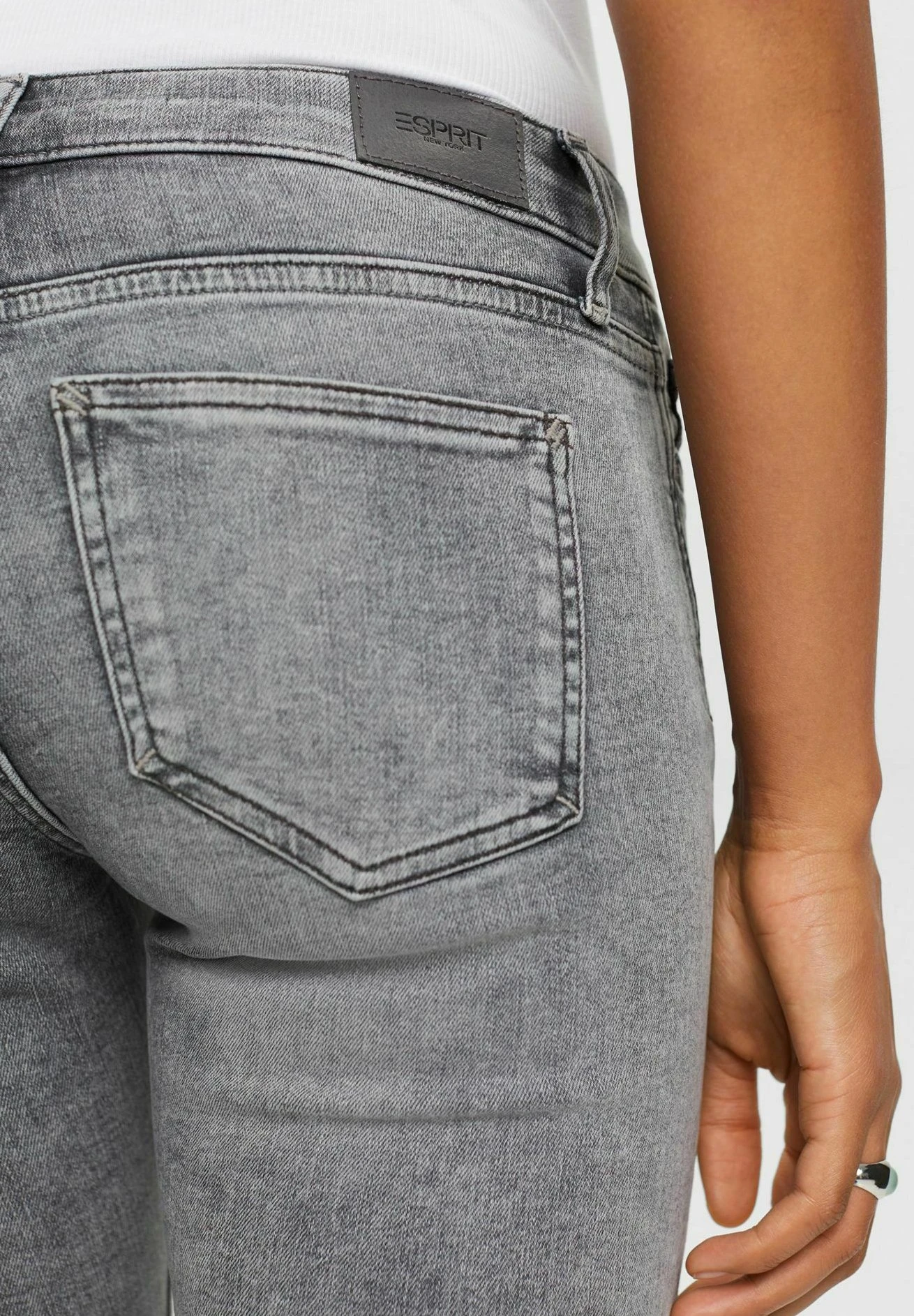 ESPRIT Jeans Skinny Fit - Grey Medium Washed 7 ESPRIT Jeans Skinny Fit - Grey Medium Washed - Image 5