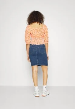 Vero Moda Tall Vmcamilla Short Paperbag- A-Line Skirt - Medium Blue Denim -ESPRIT || ONLY || Wal G Sales Store ae3776c32c7340f89484bfd06a58f78c