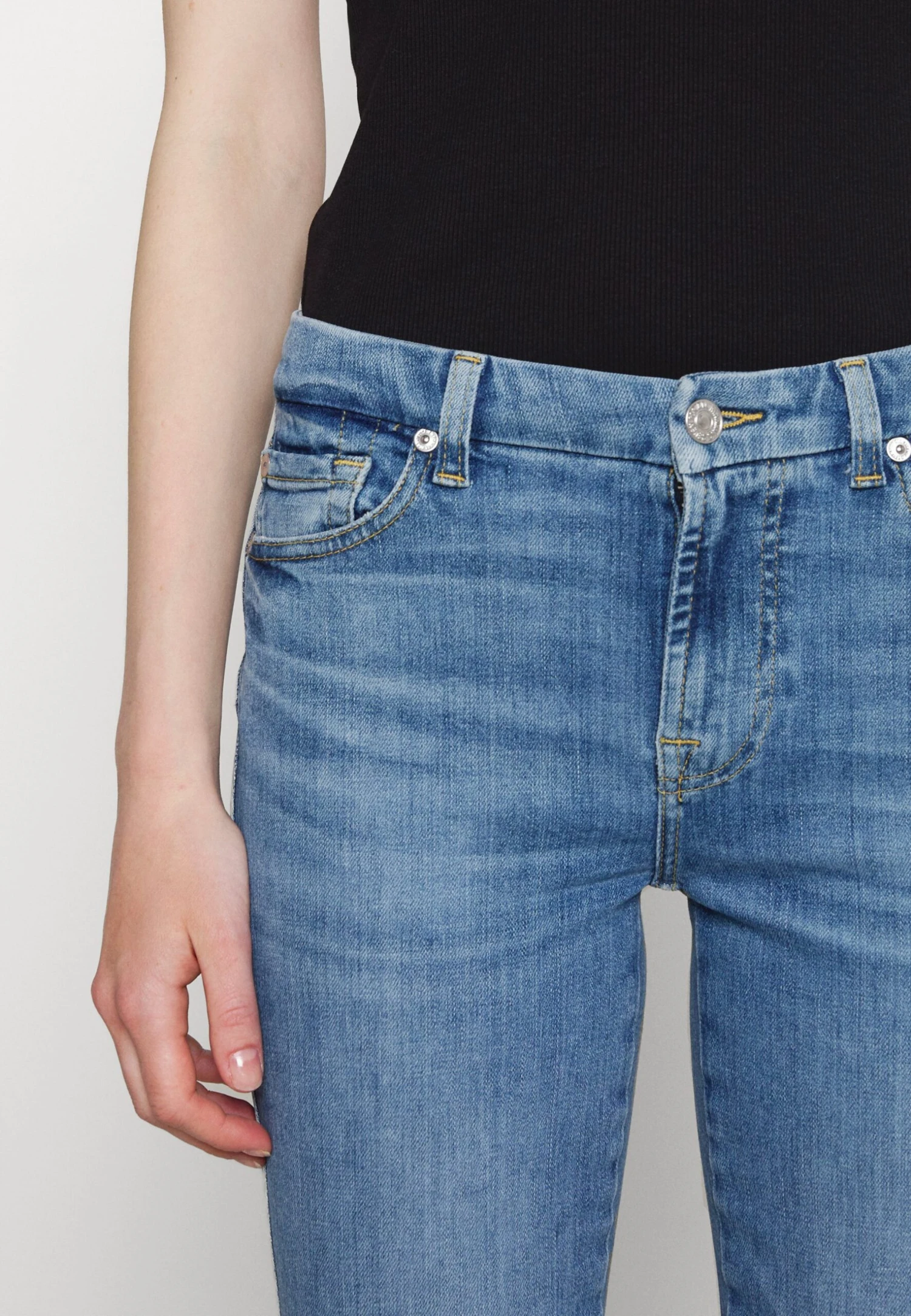 7 For All Mankind Kimmie Straight Sliillwit - Straight Leg Jeans - Light Blue 6 7 For All Mankind Kimmie Straight Sliillwit - Straight Leg Jeans - Light Blue - Image 4