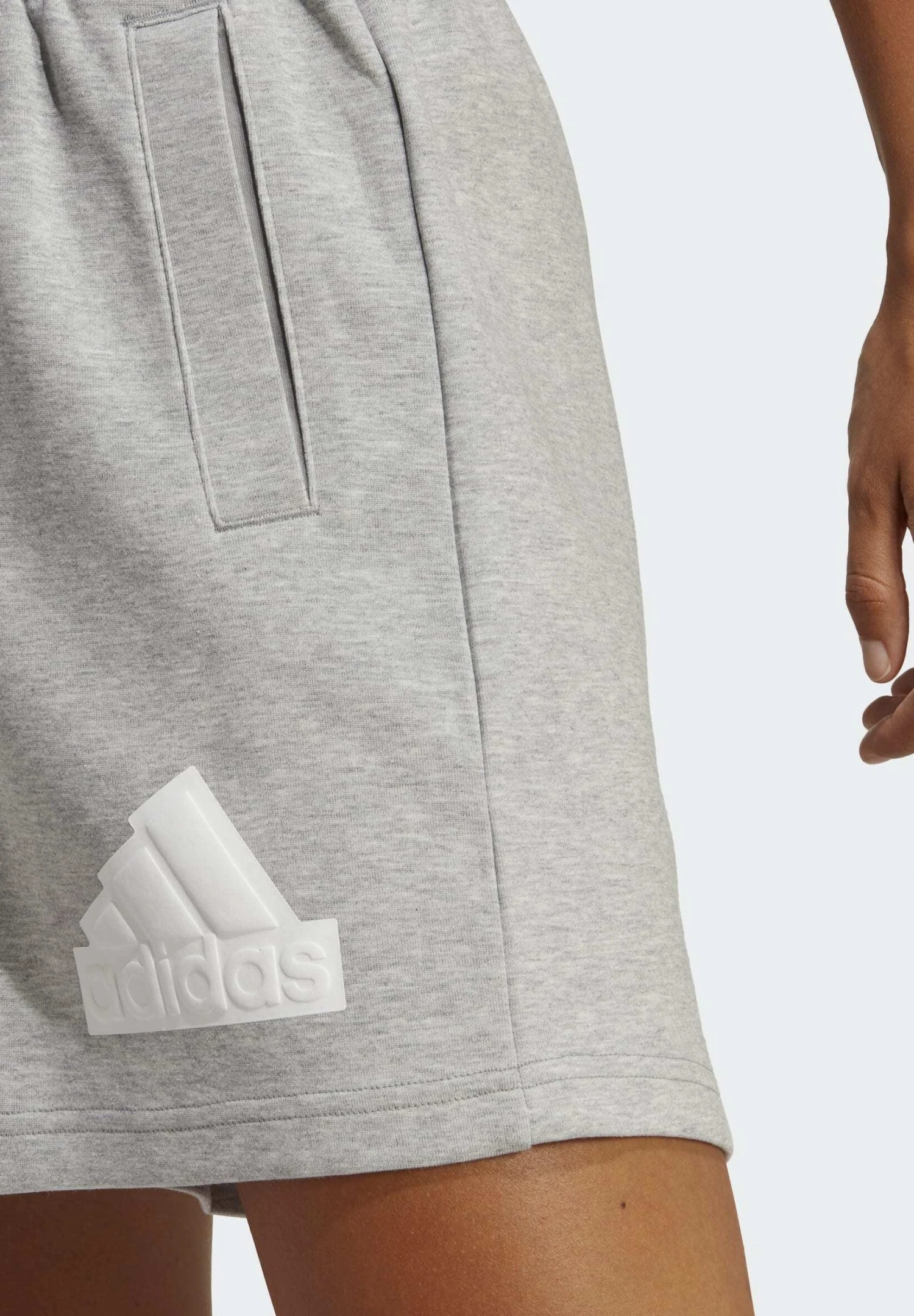 Adidas Sportswear Future Icons Badge- Tracksuit Bottoms - Medium Grey Heather 6 Adidas Sportswear Future Icons Badge- Tracksuit Bottoms - Medium Grey Heather - Image 4