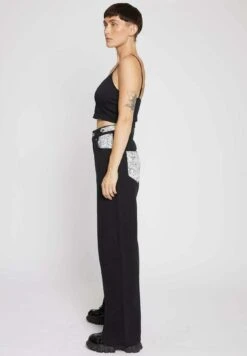 Baggy With Pocket Print - Straight Leg Jeans - Black Wash -ESPRIT || ONLY || Wal G Sales Store bceb96040bbc40f0964726a899042e55