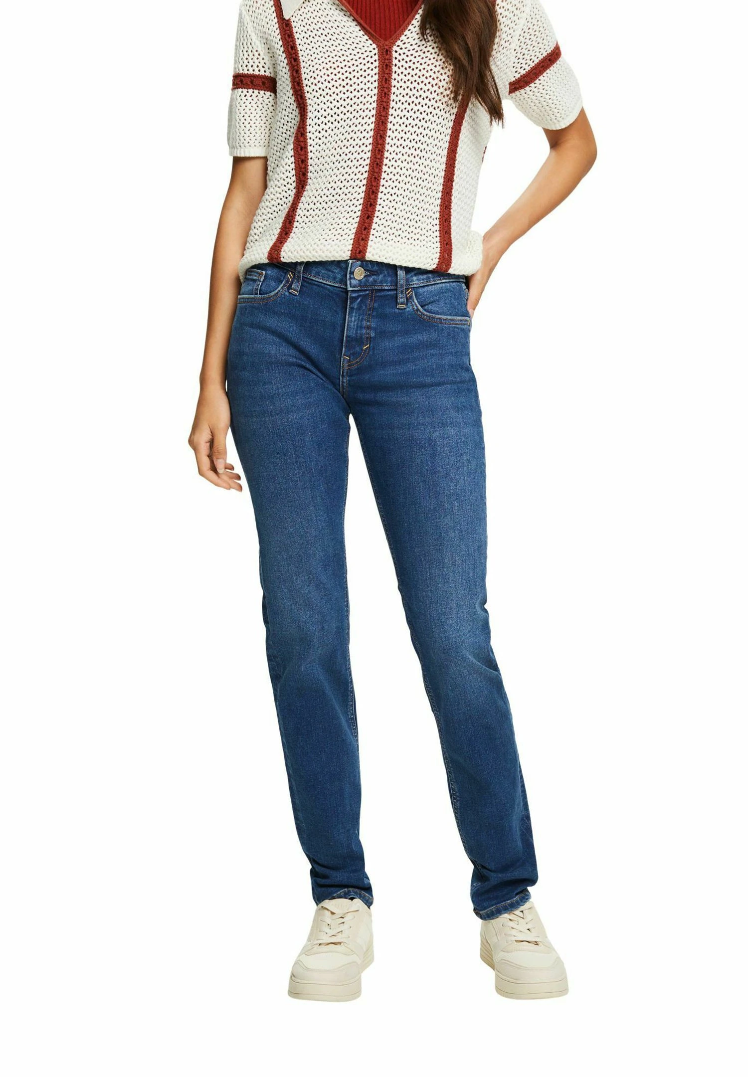 ESPRIT Stretch - Slim Fit Jeans - Blue Medium Washed New 8 ESPRIT Stretch - Slim Fit Jeans - Blue Medium Washed New - Image 6