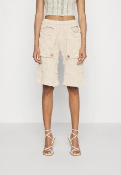 Full Fashioned With Extended Pockets Elastic Waist And Handcrafted Button Detail - Shorts - Off White -ESPRIT || ONLY || Wal G Sales Store cca25d94026249d6a5f497524c9955bd