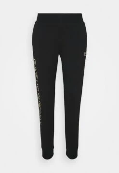 EA7 Emporio Armani Trouser - Tracksuit Bottoms - Black/Light Gold -ESPRIT || ONLY || Wal G Sales Store cfab82dfc7fd4da98d48e9f05dd22d50