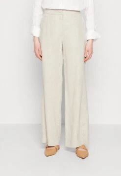 Selected Femme Slftaniaeliana Wide Pant - Trousers - Beige