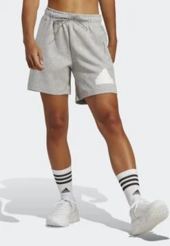 Adidas Sportswear Future Icons Badge- Tracksuit Bottoms - Medium Grey Heather