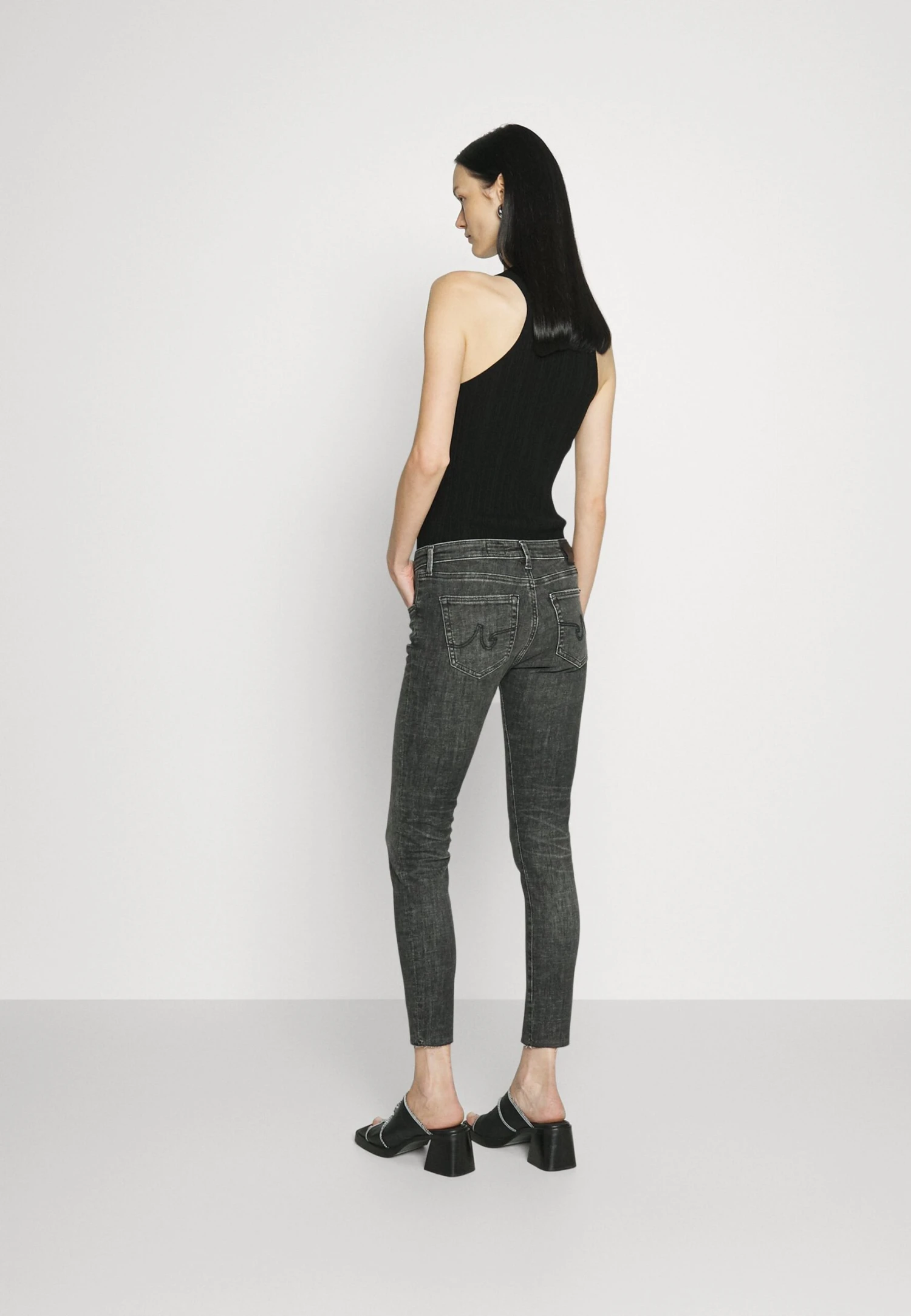 AG Jeans Ankle - Jeans Skinny Fit - Grey Denim 5 AG Jeans Ankle - Jeans Skinny Fit - Grey Denim - Image 3