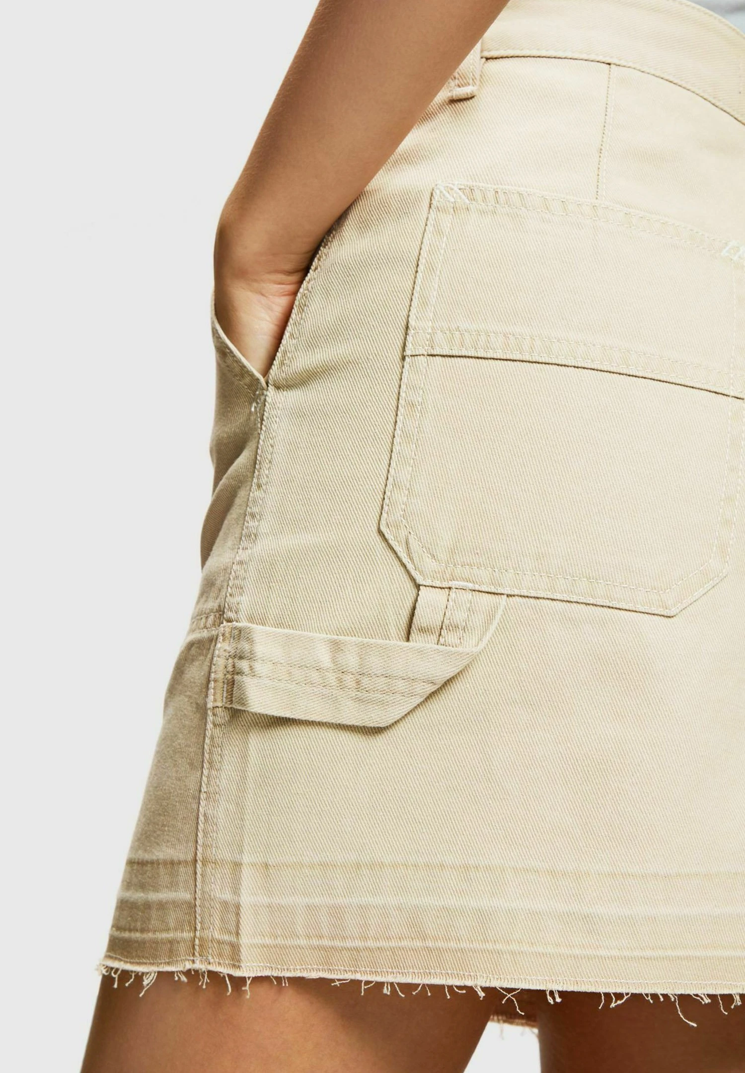 ESPRIT Mit Ausgestelltem Saum - A-Line Skirt - Sand 5 ESPRIT Mit Ausgestelltem Saum - A-Line Skirt - Sand - Image 3