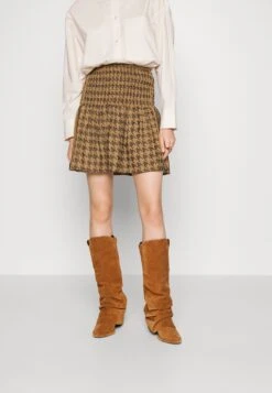 Celina Skirt - Mini Skirt - Tan