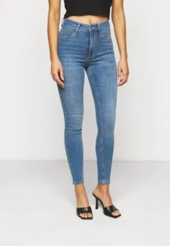 High - Jeans Skinny Fit - Mid Blue