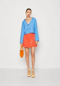 Mia Skirt - Denim Skirt - Orange -ESPRIT || ONLY || Wal G Sales Store f38c66ec80304f5192adafb414e4deb1