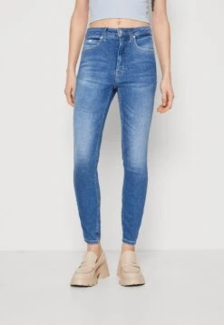 Calvin Klein Jeans High Rise Super Skinny Ankle - Jeans Skinny Fit - Denim Medium